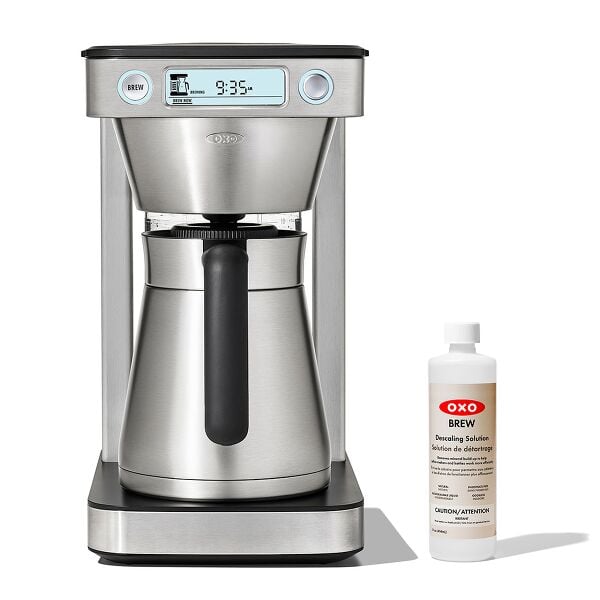 12-Cup Coffee Maker with Podless Single-Serve Function & Descaling Solution Bundle Y7