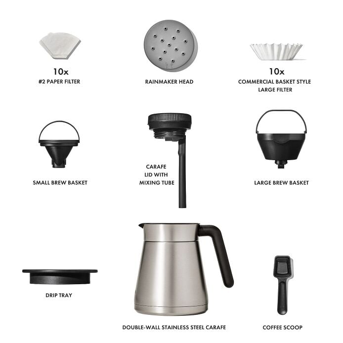 12-Cup Coffee Maker with Podless Single-Serve Function P6