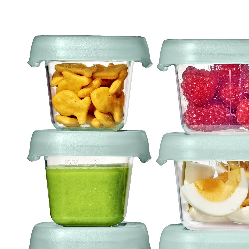 12-Piece Baby Blocks Food Storage Container Set - Opal O8