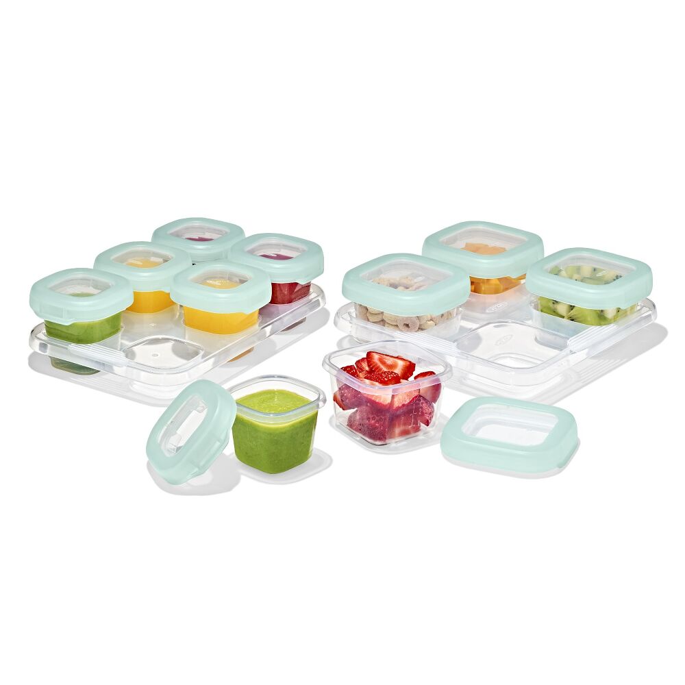 12-Piece Baby Blocks Food Storage Container Set - Opal V6