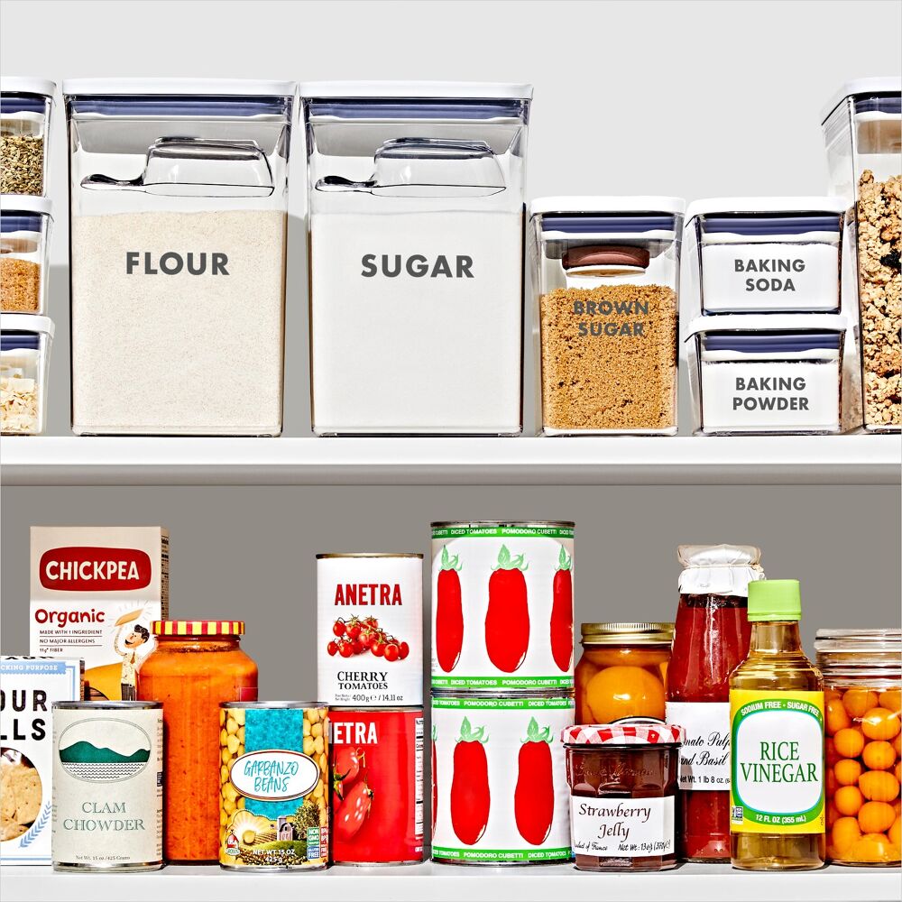 2-Piece Prelabeled POP Container Set with Scoop Z6