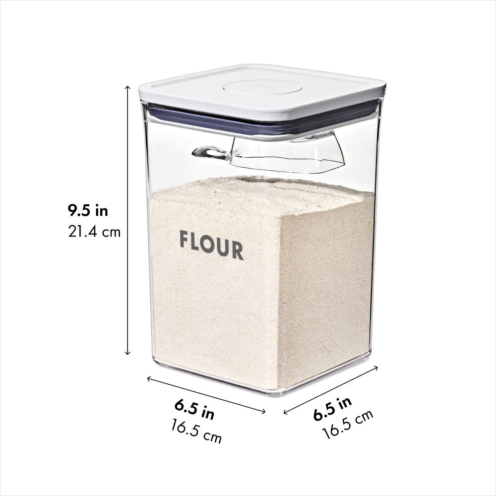 2-Piece Prelabeled POP Container Set with Scoop Z6