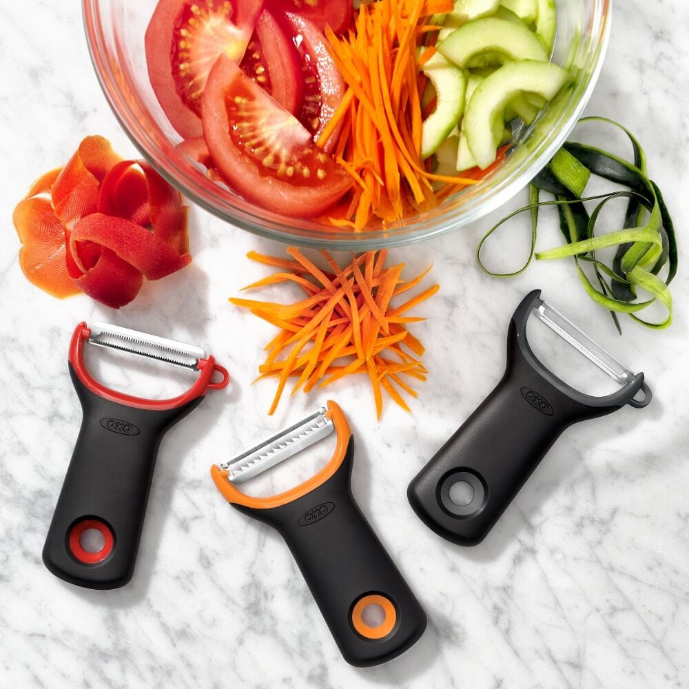 3-Piece Prep Peeler Set, Assorted Blades L2