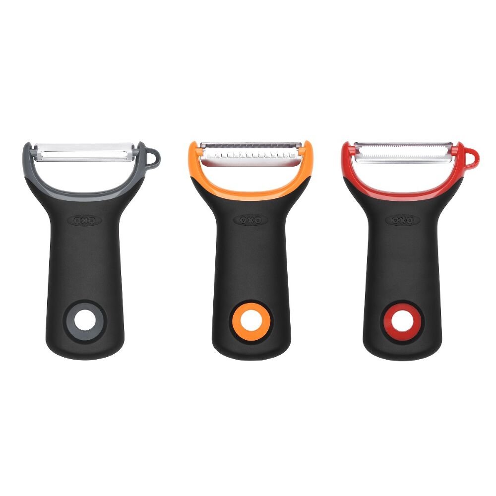 3-Piece Prep Peeler Set, Assorted Blades R8