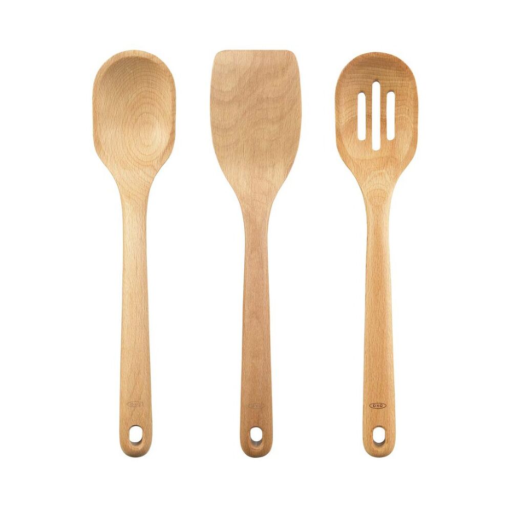 3 Piece Wooden Utensil Set O1