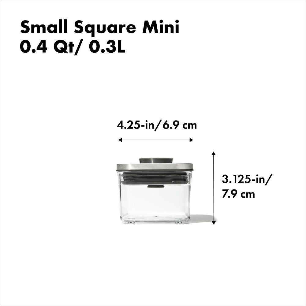 POP Container - Small Square Mini (0.4 Qt.) A8