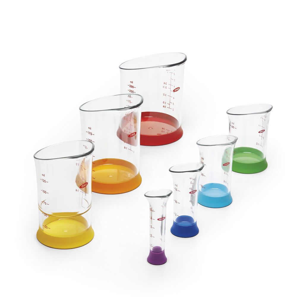 7 Piece Liquid Measuring Beaker Set G0