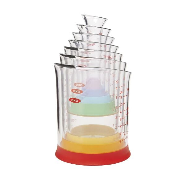7 Piece Liquid Measuring Beaker Set W0