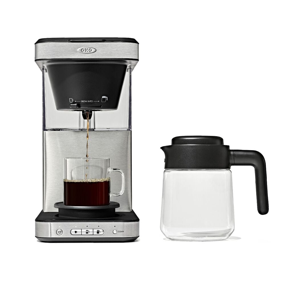 8-Cup Coffee Maker with Podless Single-Serve Function and Glass Carafe P4