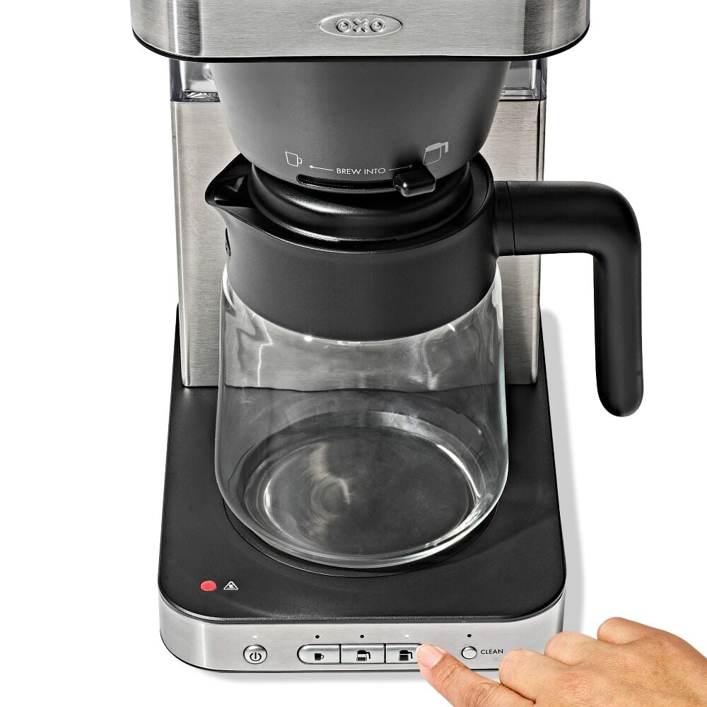 8-Cup Coffee Maker with Podless Single-Serve Function and Glass Carafe P4
