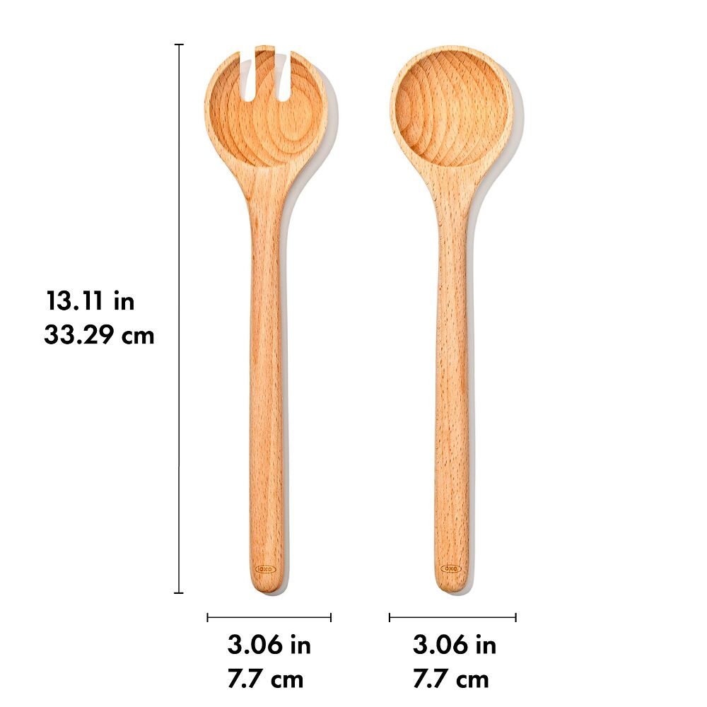 Beechwood Salad Servers – 2-Piece Set E4