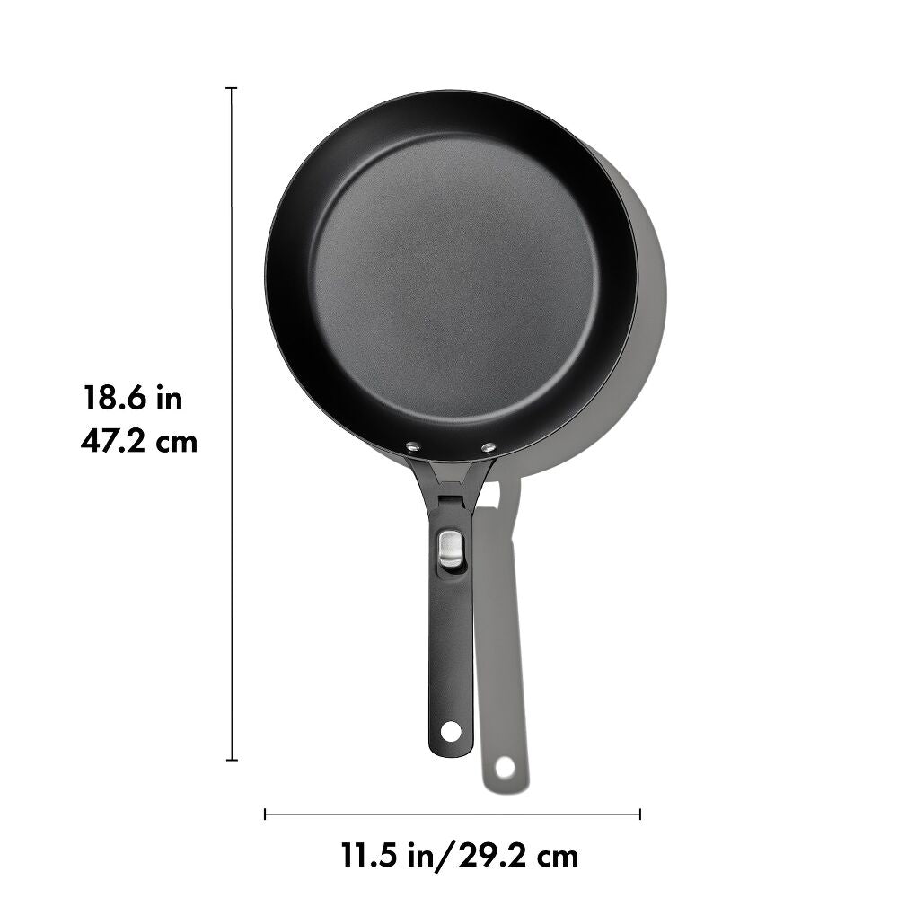 Carbon Steel With Removable Handle 10in Pan I1