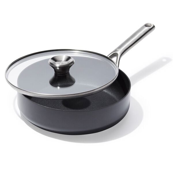 Ceramic Professional Non-Stick 3-Quart Sauté Pan with Lid B7