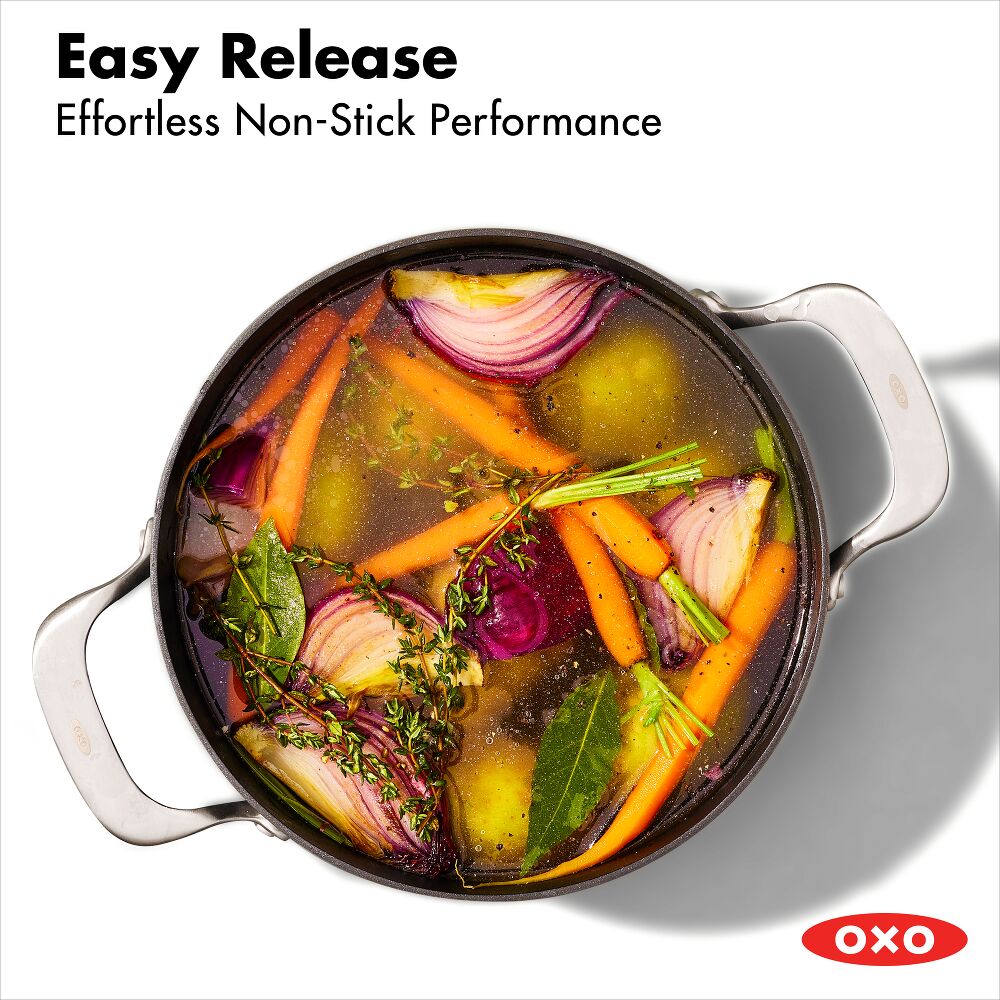 Ceramic Professional Non-Stick 5QT Stock Pot with Lid Z8