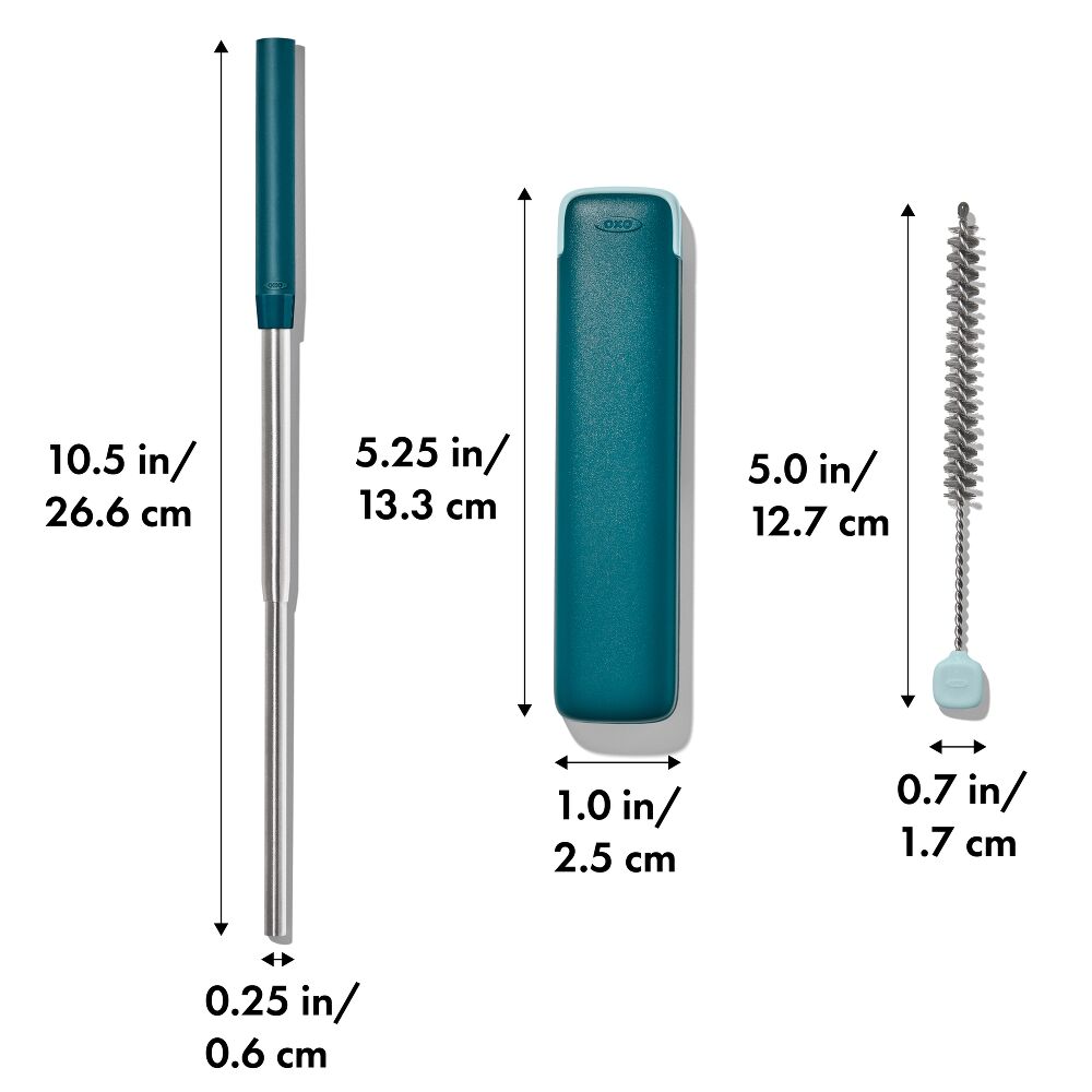 Collapsible Straw With Case W9