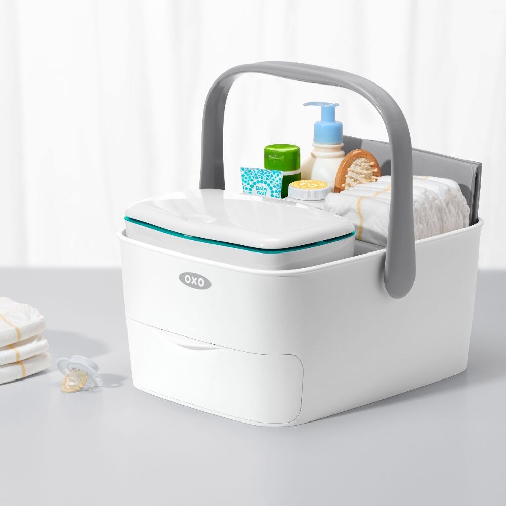Diaper Caddy with Changing Mat V1