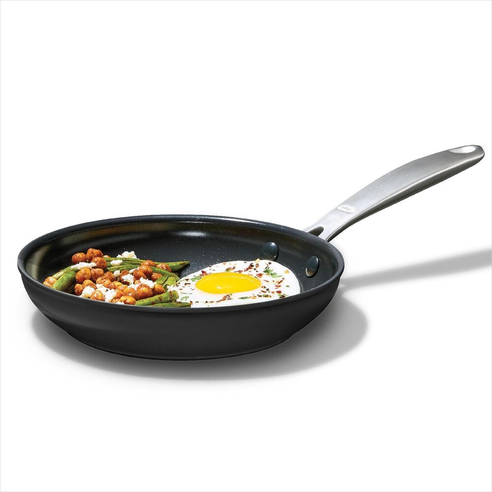 Enhanced Non-Stick 3-Piece Frypan Set — Black P3