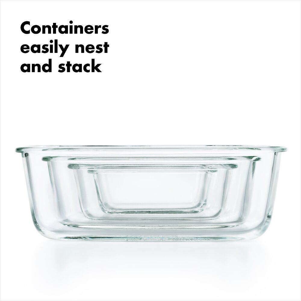 16 Piece Glass Smart Seal Everyday Container Set T9