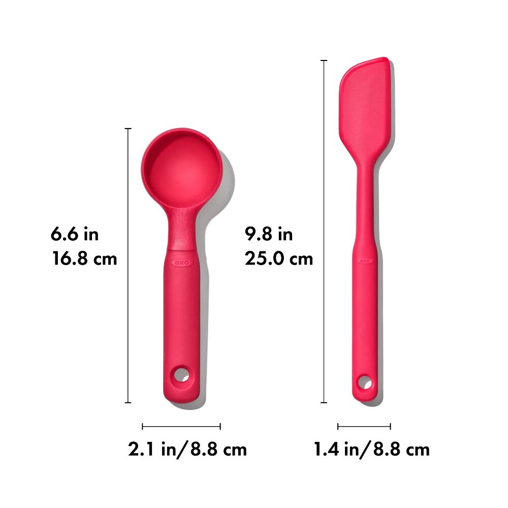 Silicone Cookie Scoop & Small Spatula Set F9