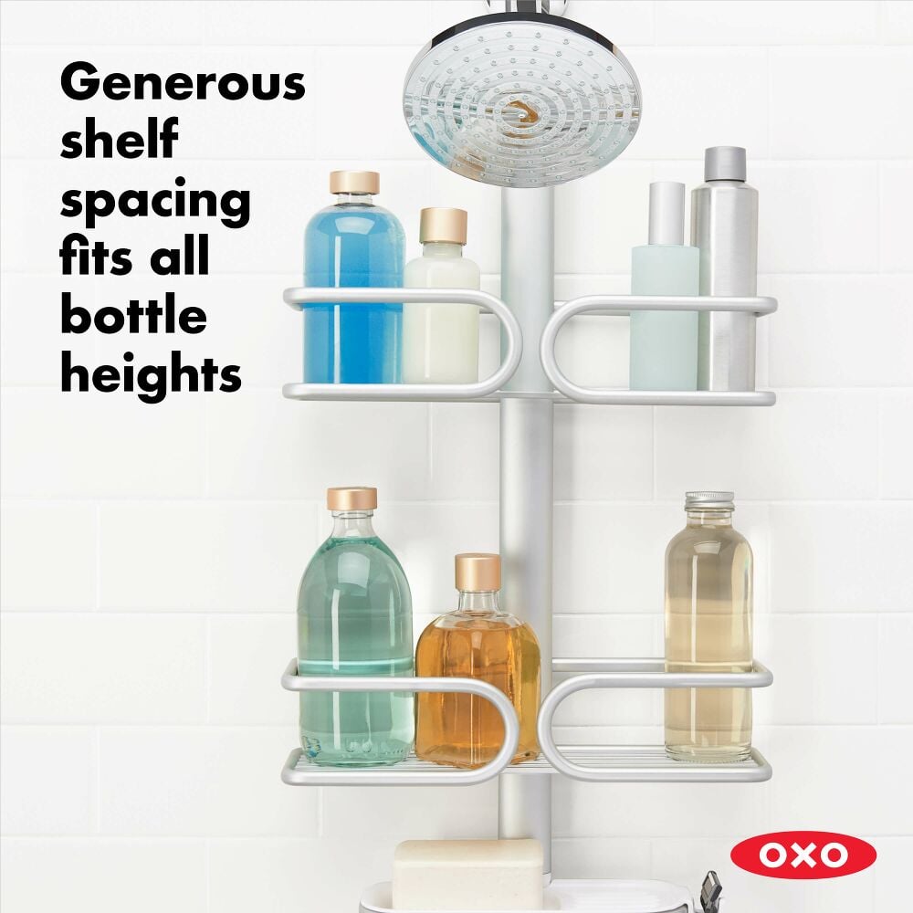 Aluminum 3-Tier Shower Caddy Q6