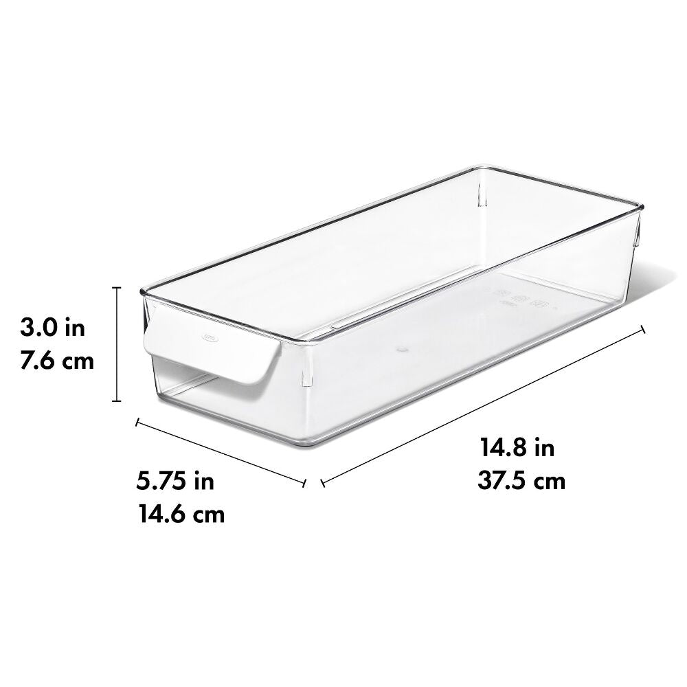 Refrigerator Storage Bin 5 In X 14 In G0