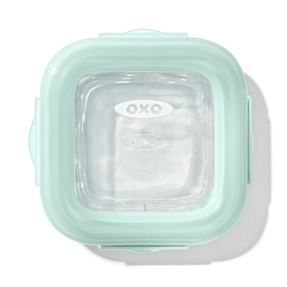 Glass Baby Blocks Food Storage Containers (4 oz) - Opal B0