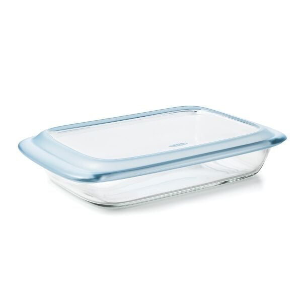 Glass Baking Dish with Lid (3.0 Qt) X2
