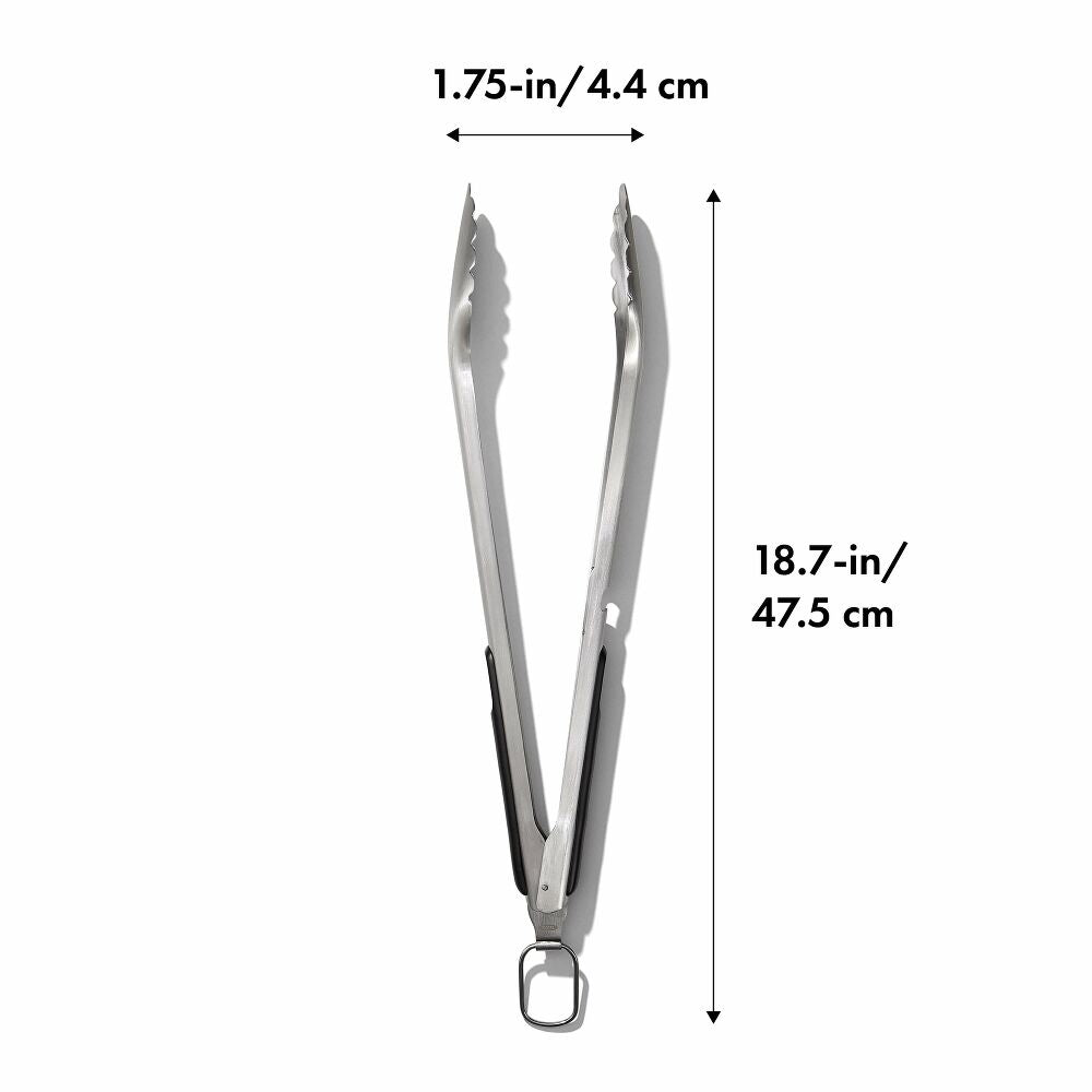 Grilling Tongs with Built-In Bottle Opener X9