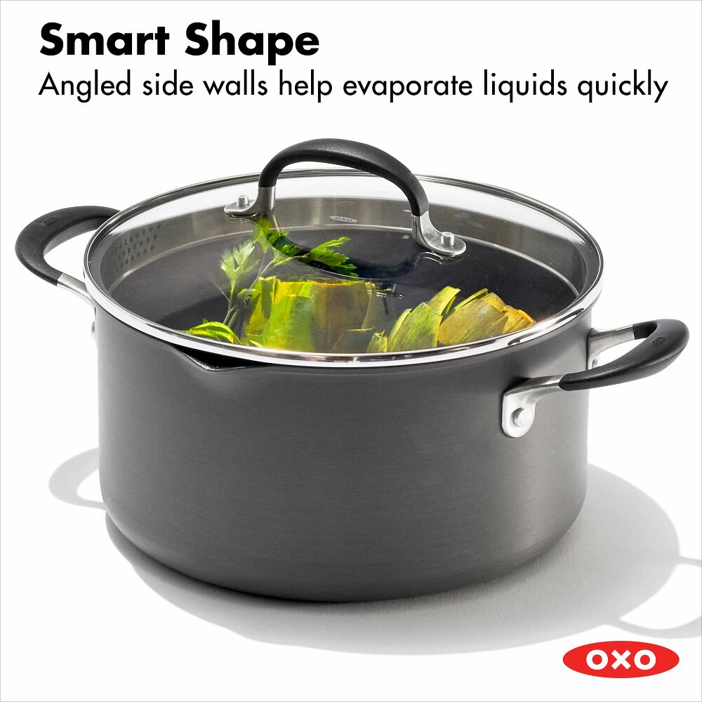 Non-Stick 6-Quart Stock Pot with Lid C1