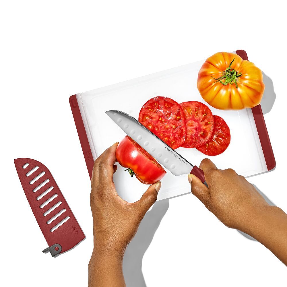 OXO Outdoor 5.5in Santoku Knife with Locking Sheath D8