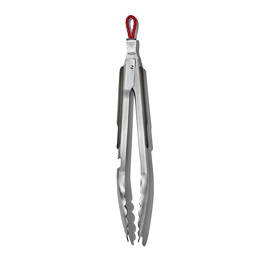OXO Outdoor 10.5in Camp Stove Tongs with Bottle Opener W5