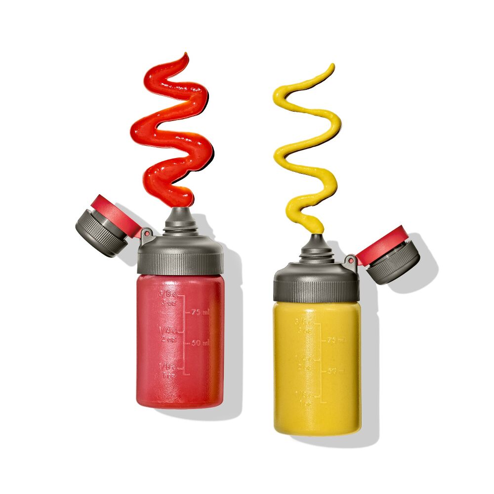 Outdoor 7-Piece Spice Shaker & Squeeze Bottle Set I8