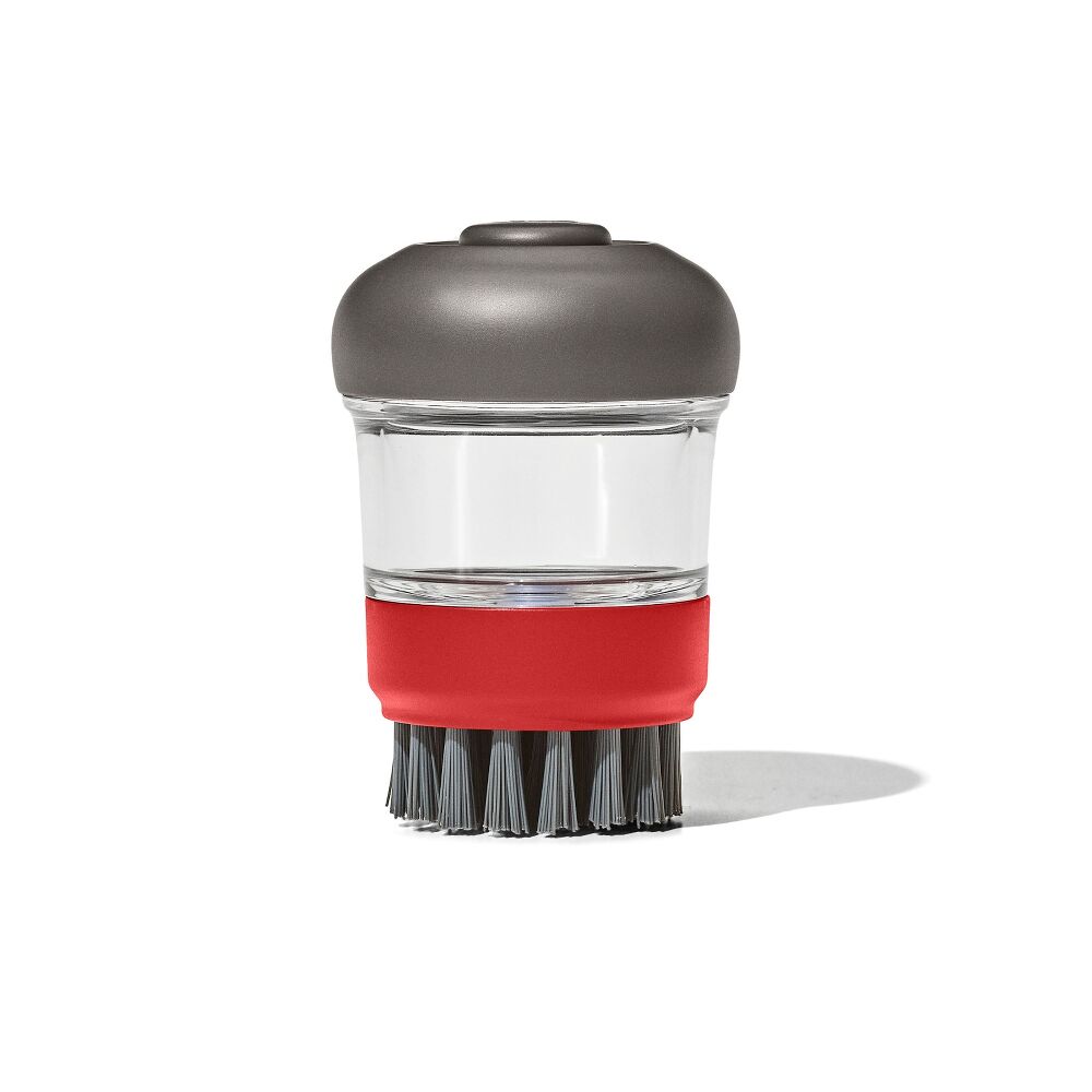 Outdoor Soap Dispensing Dish Brush with Storage Case C3