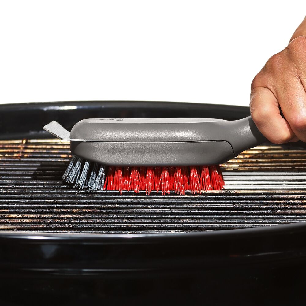Outdoor Nylon Grill Brush Set of 2 Replacement Heads U0