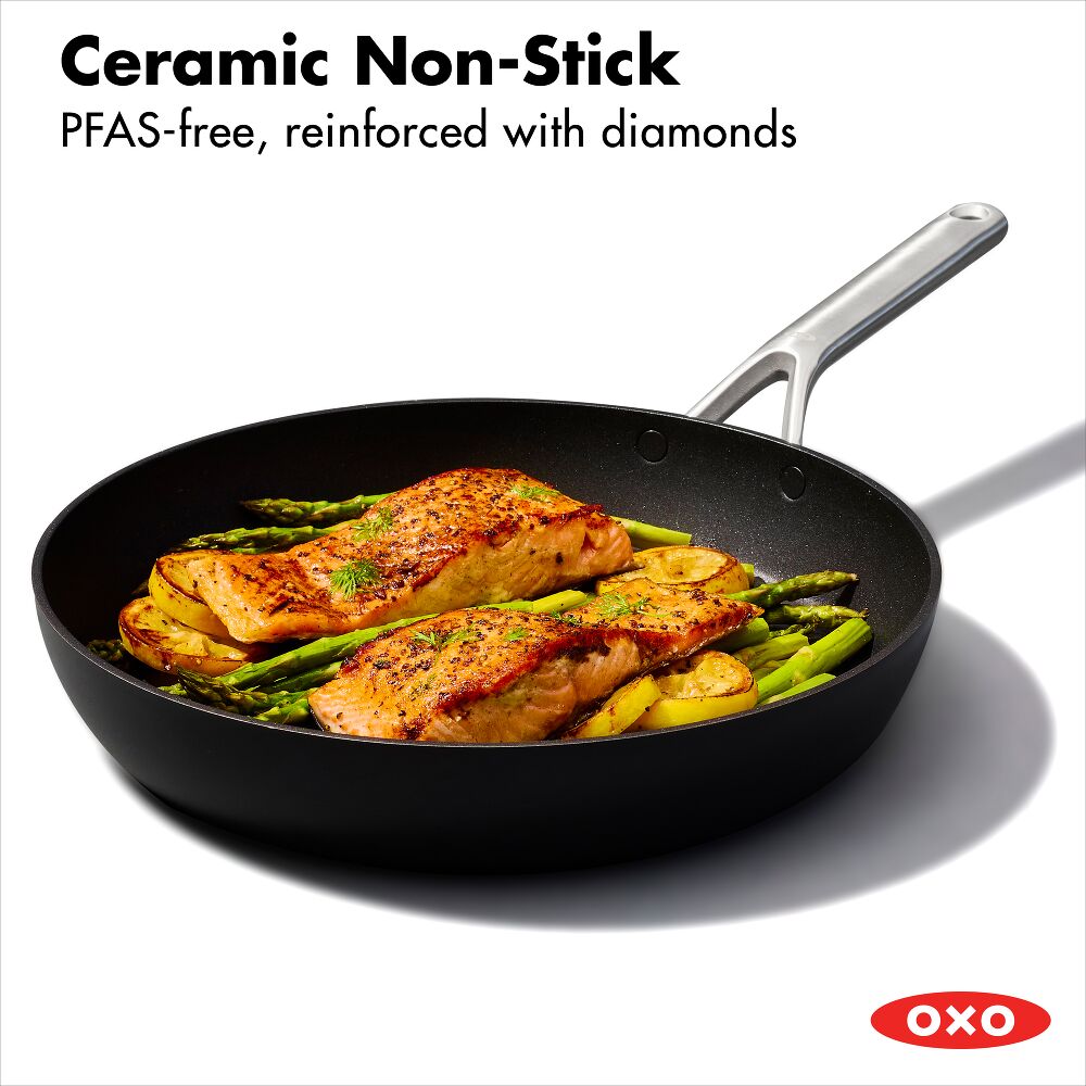OXO Ceramic Professional Non-Stick 12-Inch Frypan N0