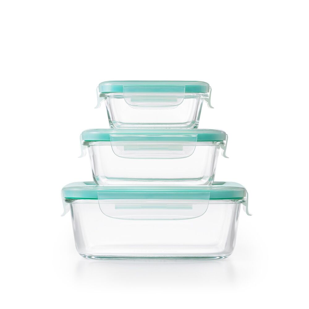 OXO Good Grips 12 Piece Smart Seal Glass Container Set A0