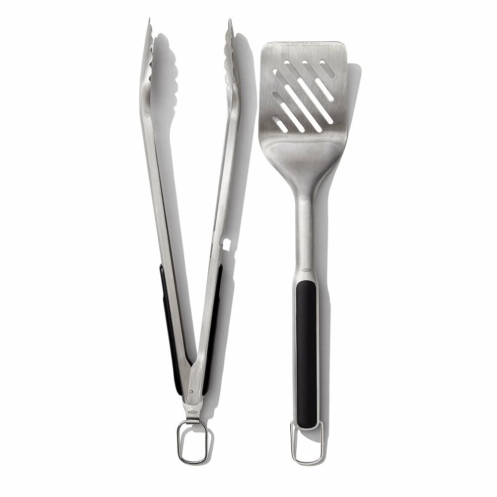 OXO Good Grips Grilling Turner and Tongs Set I8