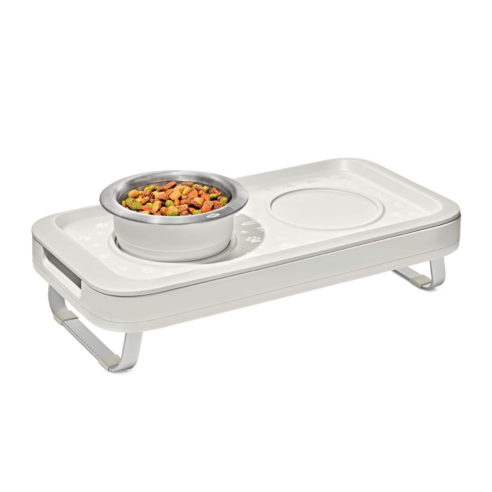 OXO Pet Adjustable Elevated Feeder C2