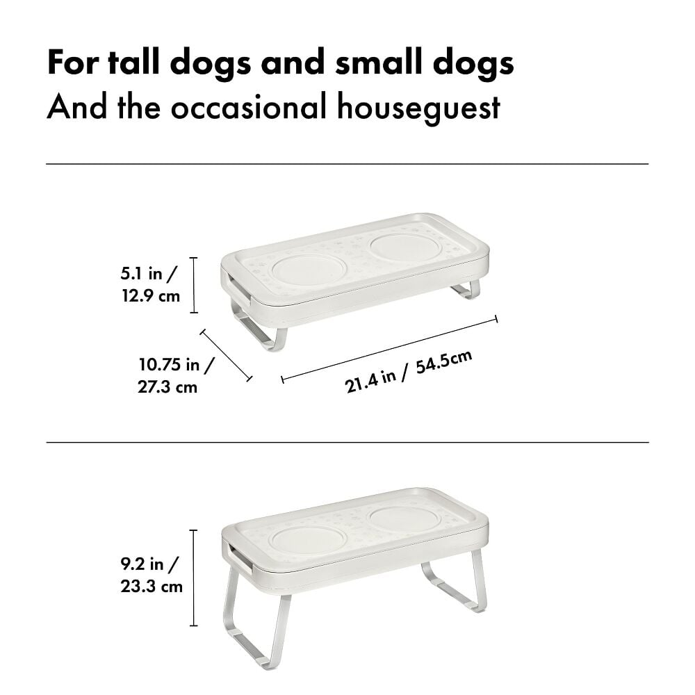 OXO Pet Adjustable Elevated Feeder C2