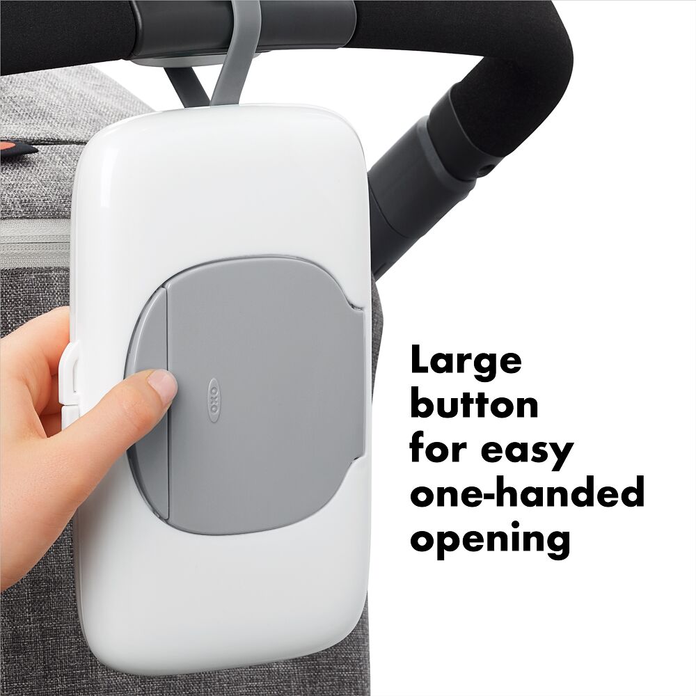 OXO TOT 2-Pack On-the-Go Wipes Dispenser, Gray K8