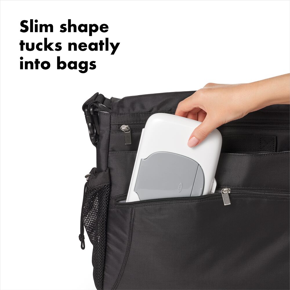 OXO TOT 2-Pack On-the-Go Wipes Dispenser, Gray K8