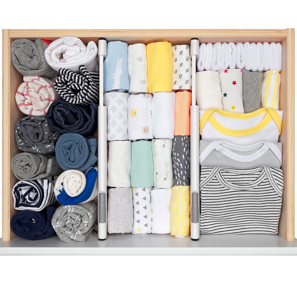 OXO TOT Expandable Dresser Drawer Divider - 4 Pack T9