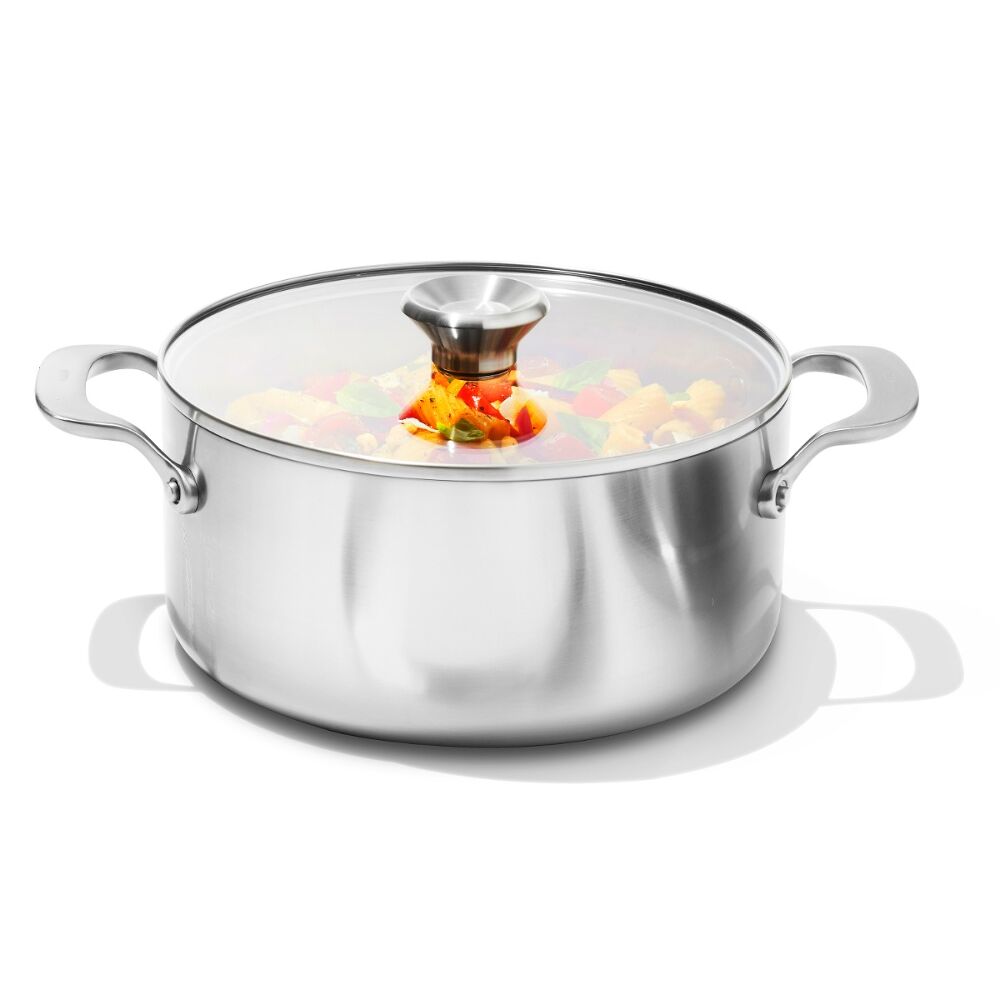 Stainless Steel Mira Series 5.2qt Casserole And Lid M9