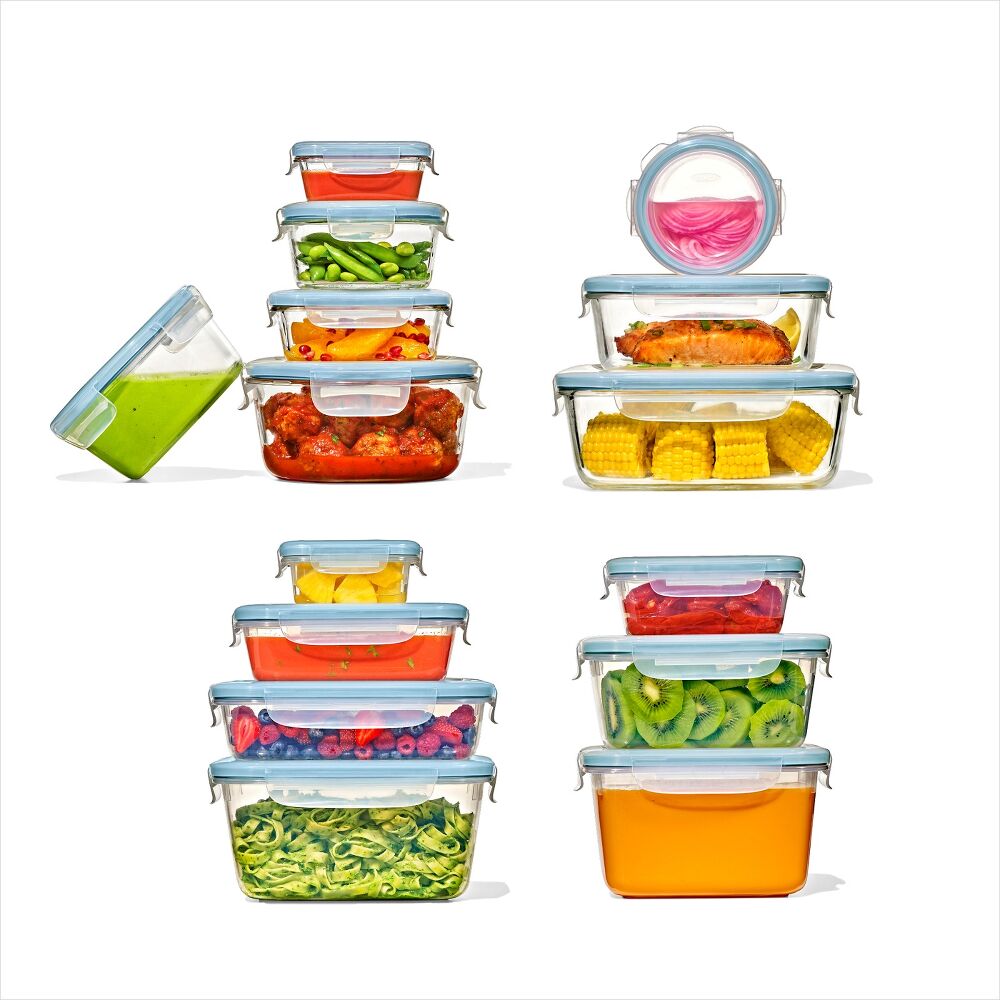 30-Piece Smart Seal Container Set - Arctic Blue B6