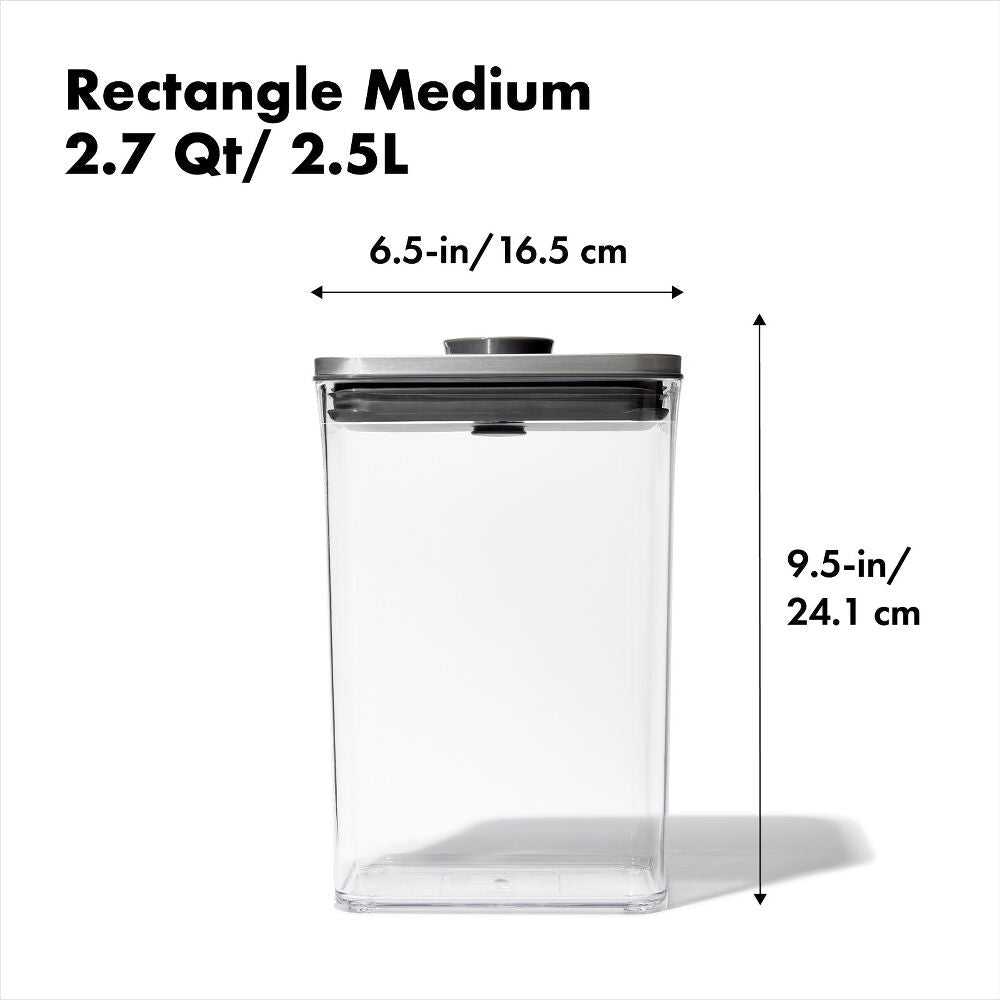 POP Container - Rectangle Medium (2.7 Qt/2.6 L) K9