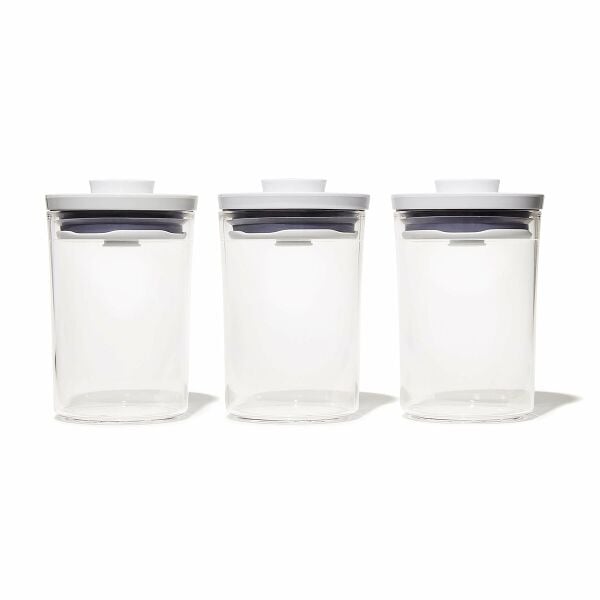 POP Round Canister 3-Piece Mini Bath Set (0.6 Qt) E4