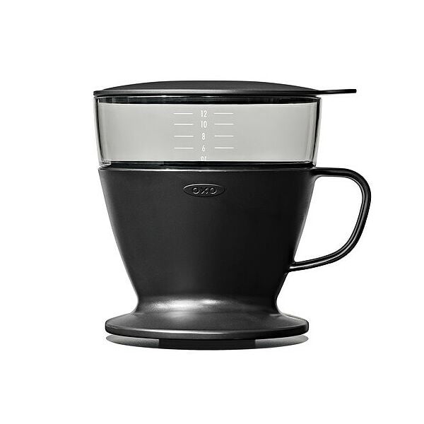 Pour Over Coffee Maker with Water Tank - Matte Black D3