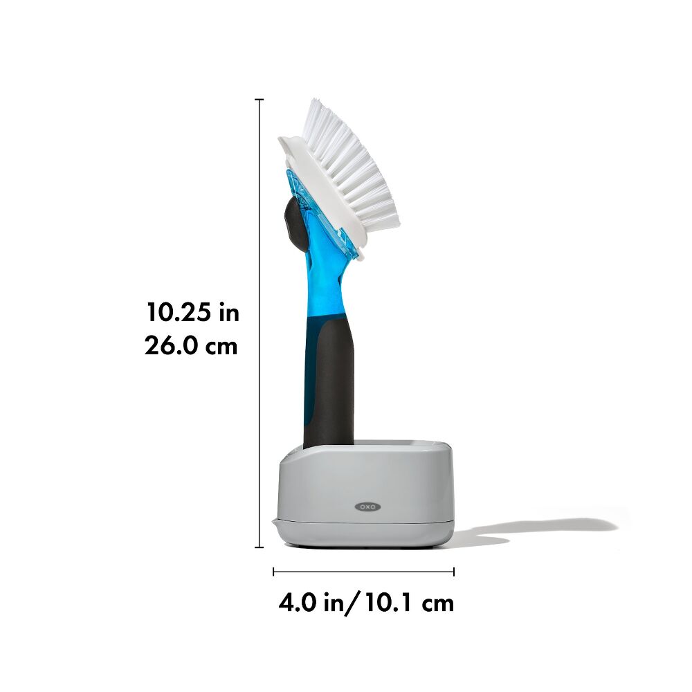Soap Dispensing Dish Brush Storage Set E1
