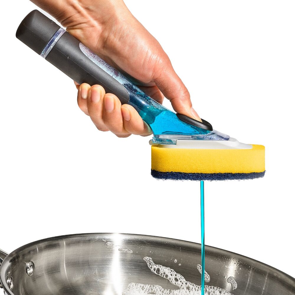 Soap Dispensing Dish Scrub L9
