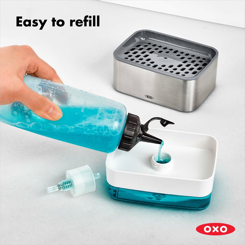 Soap Dispensing Sponge Holder K4